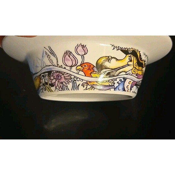 Alice In Wonderland Café Paul Cardew Tea Party Cup & Saucer Set With Box CHIPPED - Picture 13 of 16